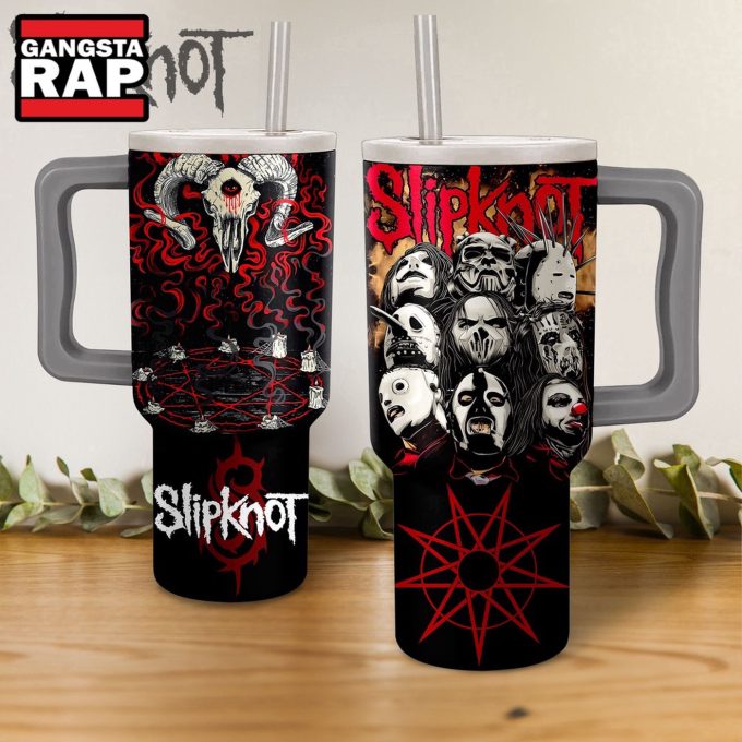 Slipknot Stanley Tumbler 40Oz: Official Band Merchandise For Fans