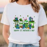 Get Lucky with Stitch: St Patrick s Day Stitch Shamrock T-Shirt