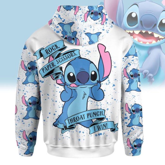 Stitch Hoodie Legging Set Personalized Rock Paper Scissors Hoodie Disney Cartoon Yoga Pant Aesthetic Hoodie Legging