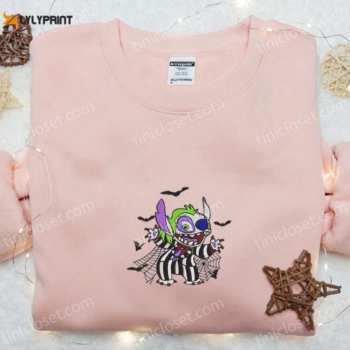 Stitch Beetlejuice Horror Shirt Disney Characters Hoodie – Best Halloween Gift Ideas