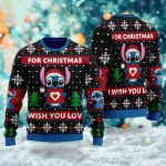 Stitch Christmas Love Alien Blue Dog Ugly Sweater – Festive Xmas Gift for Men Women & Kids