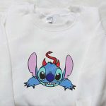 Stitch Cute Devil Shirt & Disney Characters Hoodie: Best Halloween Gift Ideas