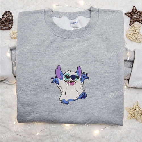 Spooky Stitch Cute Ghost Shirt & Disney Characters Hoodie – Best Halloween Gift Ideas