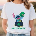 Get Lucky with our Stitch Happy St Patrick’s Day T Shirt – Limited Edition