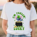 Lucky Stitch St Patrick s Day T Shirt – Feelin Festive!