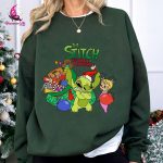 Merry Christmas Stitch Sweatshirt – Festive Lilo and Stitch Shirt