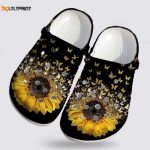 Sunflower Butterfly Mother s Day Crocs-Shoes: Stylish Clog Shoes for a Great Christmas