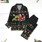 Super Mario Bros Xmas Pajamas: Mario Characters Peach Yoshi Santa Perfect Video Game Christmas Gift for Gamer