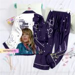 Swiftie Flowers Pajamas – Women s Holiday & Concert Pants Perfect Birthday Gift!