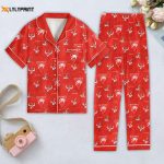 Sydney Swans Women s Short Sleeve Pajamas Set – Perfect Christmas Gift for Women