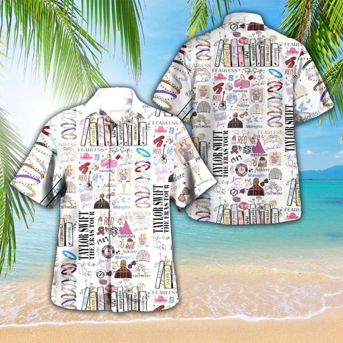 Shop The Trendy Taylor Swift 3D Hawaiian Shirt – Gne 1102 For A Vibrant Style Statement!