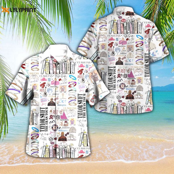 Shop The Trendy Taylor Swift 3D Hawaiian Shirt – Gne 1102 For A Vibrant Style Statement!