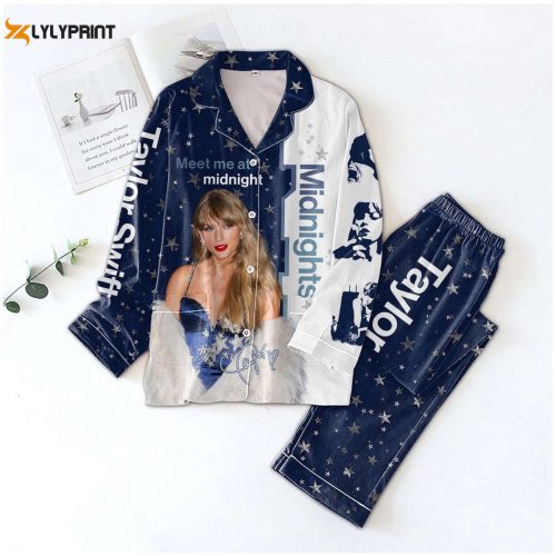 Get cozy in style with Taylor Swift Button Down Pajamas Set – ANHNV 3102!