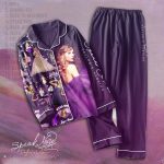 Shop Taylor Swift Button Down Pajamas Set – Perfect Gift for Fans!