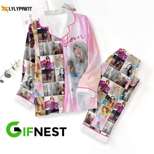 Taylor Swift Pajama Set: Stylish Button Down Gift for Fans