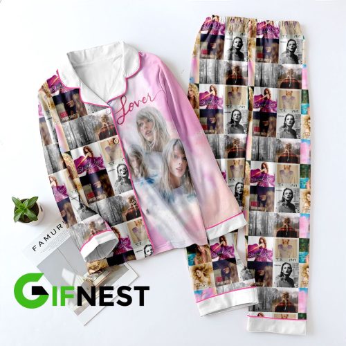 Taylor Swift Pajama Set: Stylish Button Down Gift for Fans