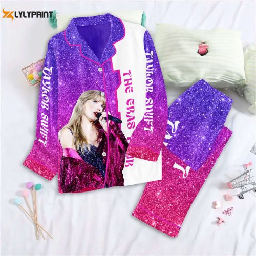 Shop Taylor Swift Button Down Pajamas Set – NGHIAVT 0717: Trendy & Comfy Sleepwear