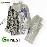 Stylish Taylor Swift Button Down Pajama Set – TANTN 1805: Comfortable & Trendy Sleepwear