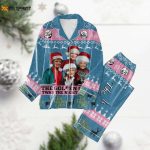 Golden Girl Christmas Pajamas Set: Festive Santa Hat PJ Set for Movie TV Series Fans & Perfect Christmas Gift for Men