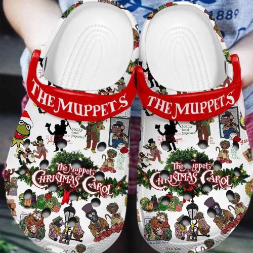 Non-slip Muppet Christmas Carol Clogs for Kids & Adults – Festive and Safe Footwear