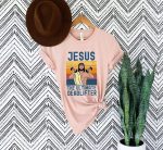 The Ultimate Deadlifter Shirt: Cute Jesus Gift Tee for Gym Funny Vintage Christian Shirts for Weightlifting – Religious Faith & Style Combined!