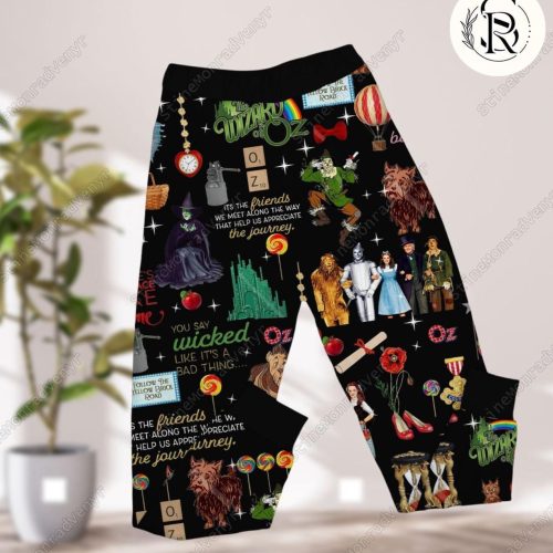 The Wizard Of Oz Pajamas Set: Movie Merch & Matching Shirt – Perfect Wizard Of Oz Gift!