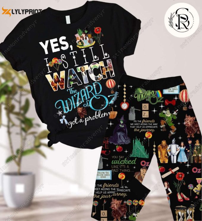 The Wizard Of Oz Pajamas Set: Movie Merch &Amp;Amp; Matching Shirt – Perfect Wizard Of Oz Gift!