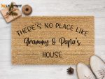 Personalized Family Mat: Christmas Gift for Grammy & Papa s House – Custom Coir Doormat