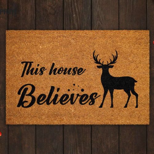 Merry Christmas Coir Doormat – Welcoming & Funny Outdoor Mat