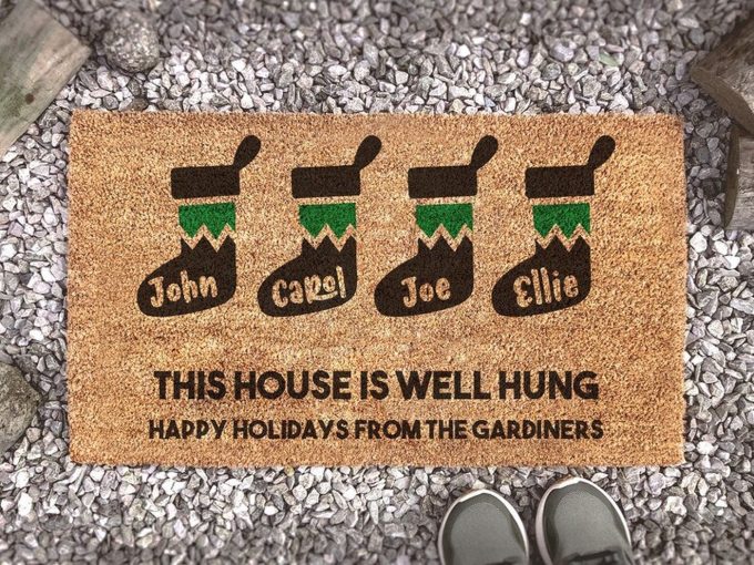 Hilarious Christmas Home Decor: Funny Stockings Doormat &Amp; More!