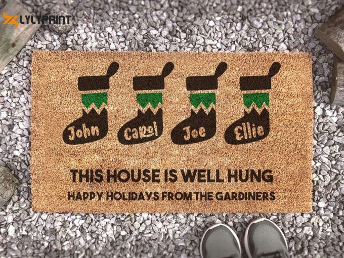 Hilarious Christmas Home Decor: Funny Stockings Doormat &Amp;Amp; More!