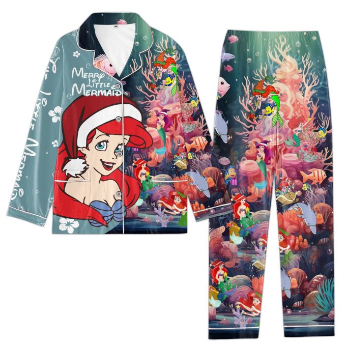 Get Festive With Tlm Christmas Button Down Pajamas In La – Perfect Holiday Sleepwear!