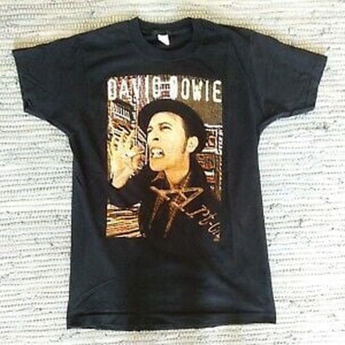 Vintage 1996 David Bowie Europe Tour 96 T-shirt Rare Single Stitch Nin World 3614