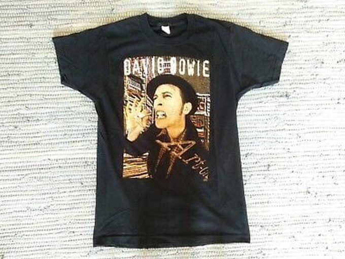 Vintage 1996 David Bowie Europe Tour 96 T-Shirt Rare Single Stitch Nin World 3614