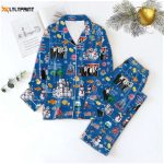 Cozy Up in TWW Christmas Button Down Pajamas – LA s Festive Sleepwear