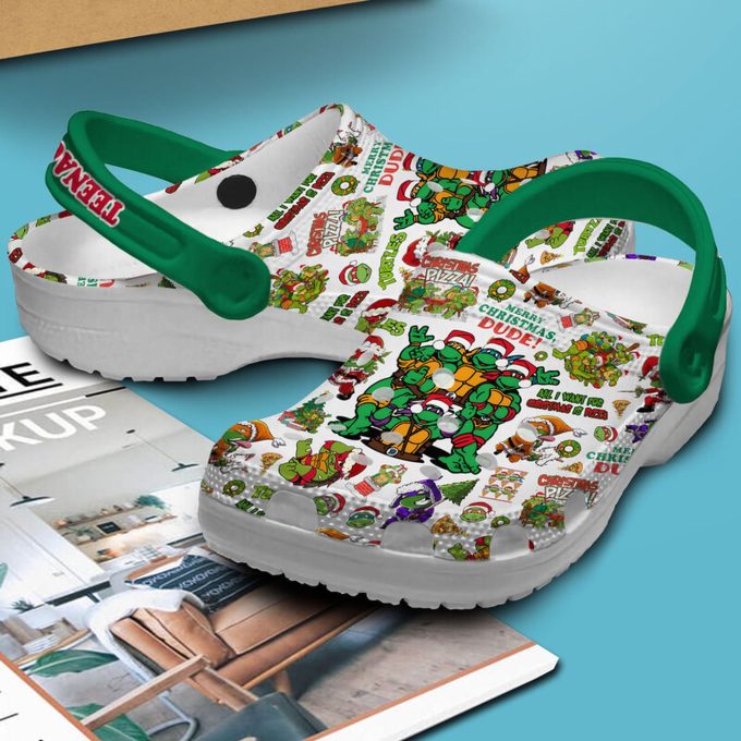 Christmas Clogs: Unique Teenage Mutant Ninja Turtle Design For Kids &Amp; Adults