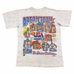 Vintage USA Basketball Dream Team 2 Tshirt 90s Sports Grey Single Stitch Vtg