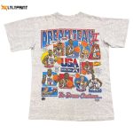 Vintage USA Basketball Dream Team 2 Tshirt 90s Sports Grey Single Stitch Vtg