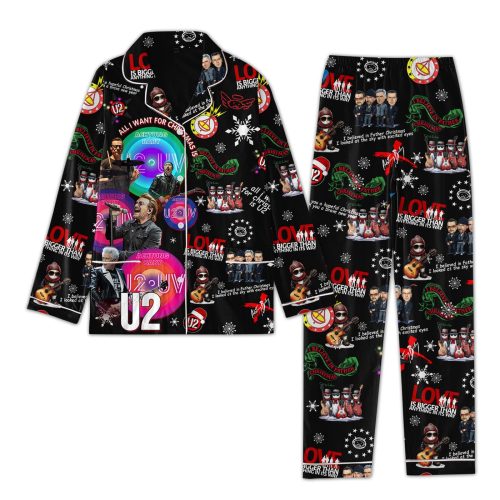 Stylish UU Christmas Button Down Pajamas LA – Festive Comfort for the Holidays!