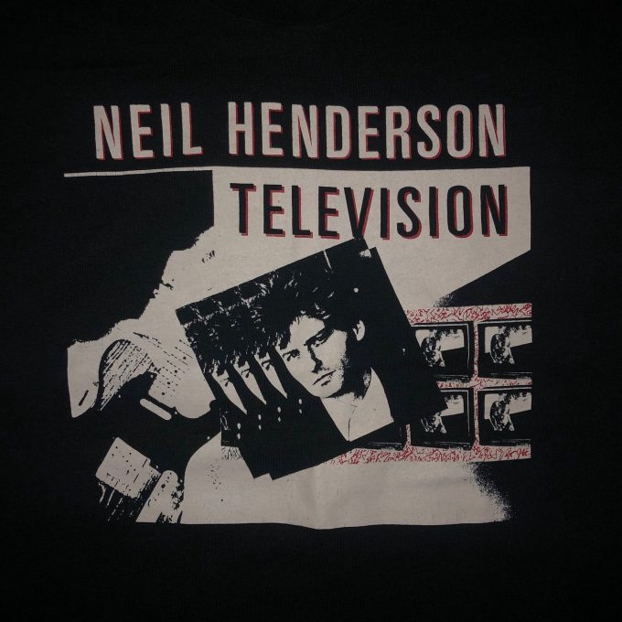 Vintage 1980S Neil Henderson Band Concert T Shirt – Retro Television Screen Stars Single Stitch 80S