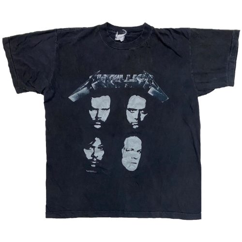 Rare Vintage Metallica Black Album Tour T-Shirt – 1991 Single Stitch 90s Tee