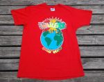 Authentic Vintage 1991 Wailers Band T-Shirt Reggae World Double-Sided Made in USA