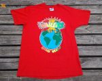 Authentic Vintage 1991 Wailers Band T-Shirt Reggae World Double-Sided Made in USA