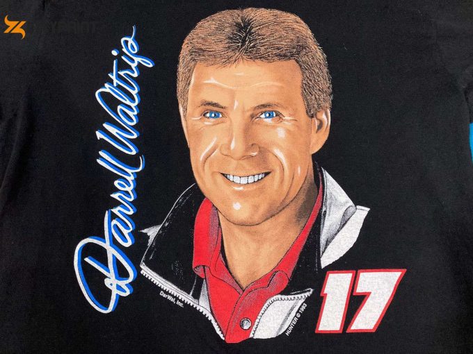 Vintage 1993 Darrell Waltrip Portrait Shirt – Sz L – Single Stitch Nascar Racing Tee – Like New