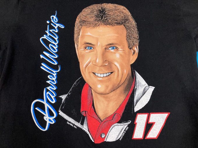 Vintage 1993 Darrell Waltrip Portrait Shirt – Sz L – Single Stitch Nascar Racing Tee – Like New