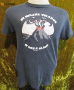 Vintage 80s Mount St Helens Volcano Graphic T-Shirt – Blast Souvenir Single Stitch