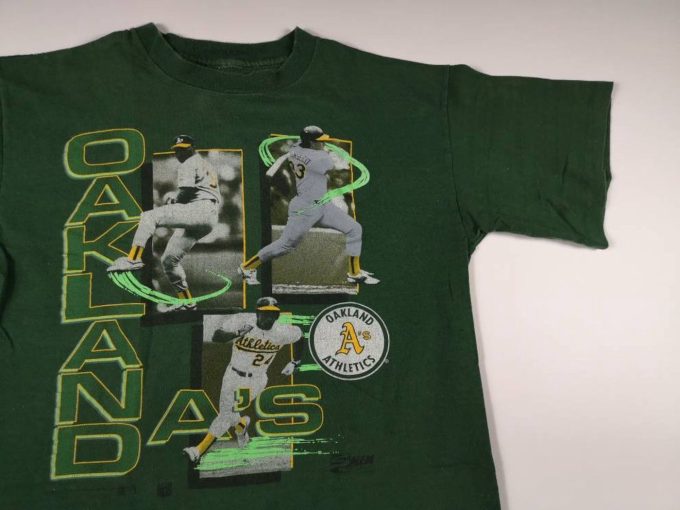 Authentic Vintage 90S Oakland Athletics T-Shirt – Canseco Stewart Henderson Single-Stitched