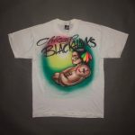 Authentic Vintage 90s Chicago Blackhawks Airbrushed Hockey Shirt – Single Stitch Illinois