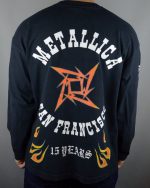 Vintage Metallica Made In LA 15 Years 1996 Long Sleeve T-Shirt – Authentic Single Stitch