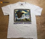 Vintage Northern Exposure Tshirt: Rollo Trout Art 1993 90S Fishing